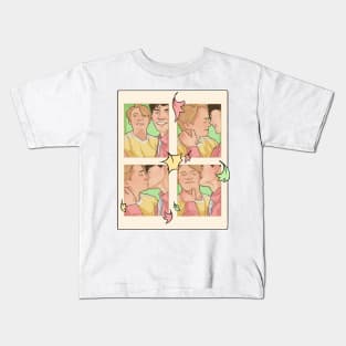 Nick and Charlie - heartstopper photo booth scene Kids T-Shirt